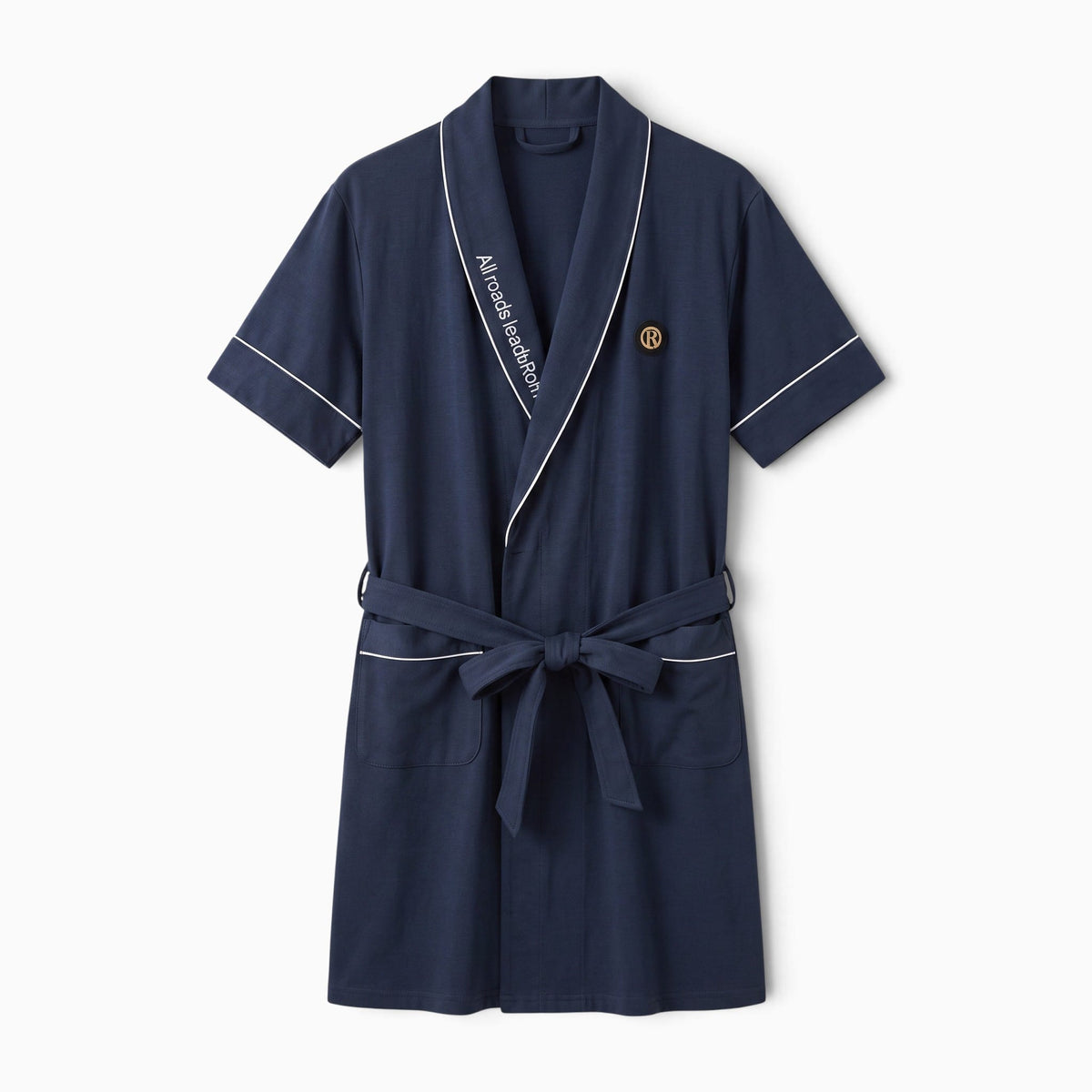 Le Prestige du Peignoir Peignoir Homme Manches Courtes Élégant