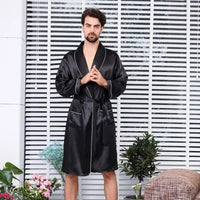 Le Prestige du Peignoir Peignoir Homme Satin Uni