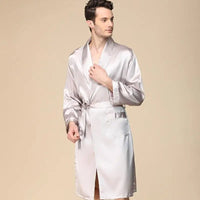 Le Prestige du Peignoir Peignoir Homme Satin Uni