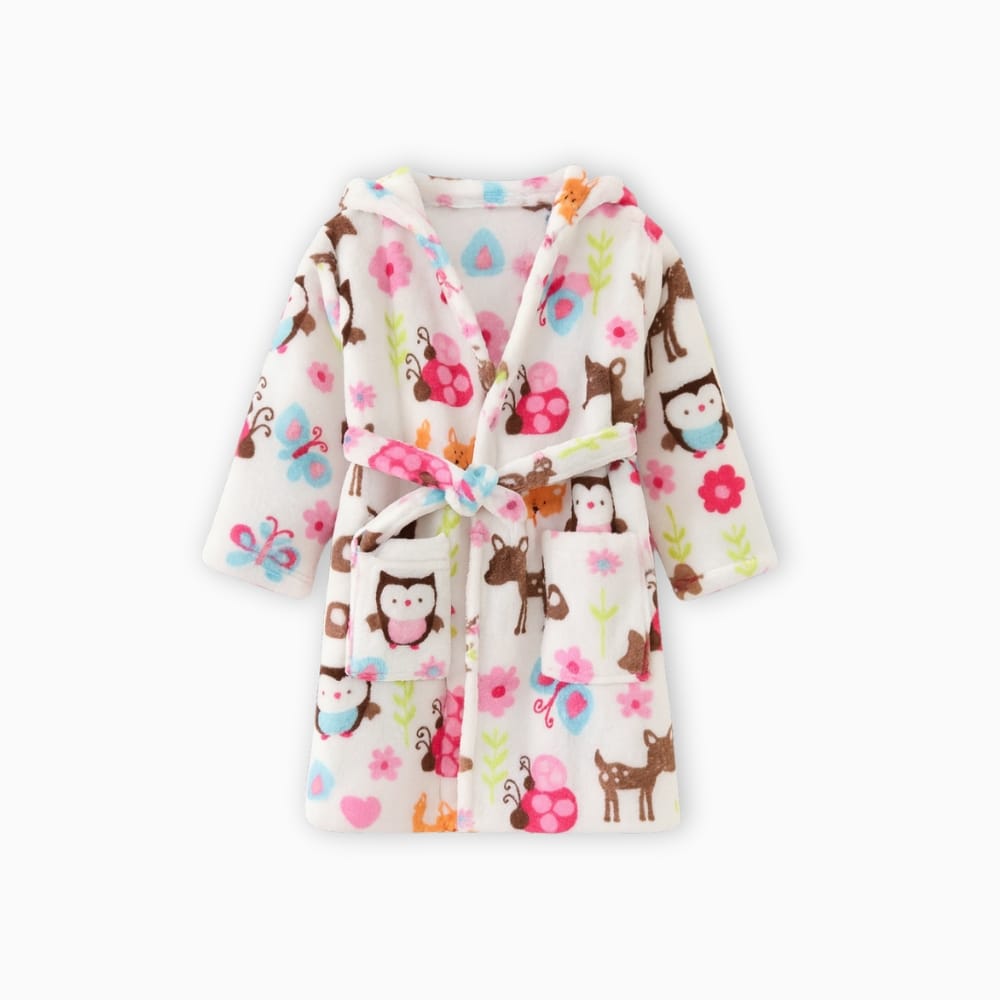 Le Prestige du Peignoir Peignoir Polaire Enfant Animaux