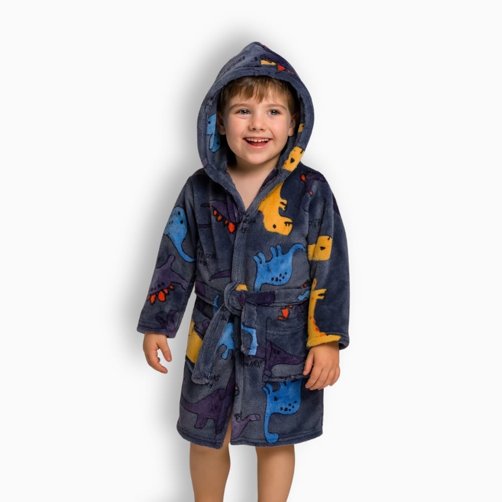 Le Prestige du Peignoir Peignoir Polaire Enfant Dinosaure