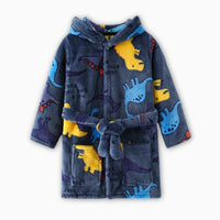 Le Prestige du Peignoir Peignoir Polaire Enfant Dinosaure