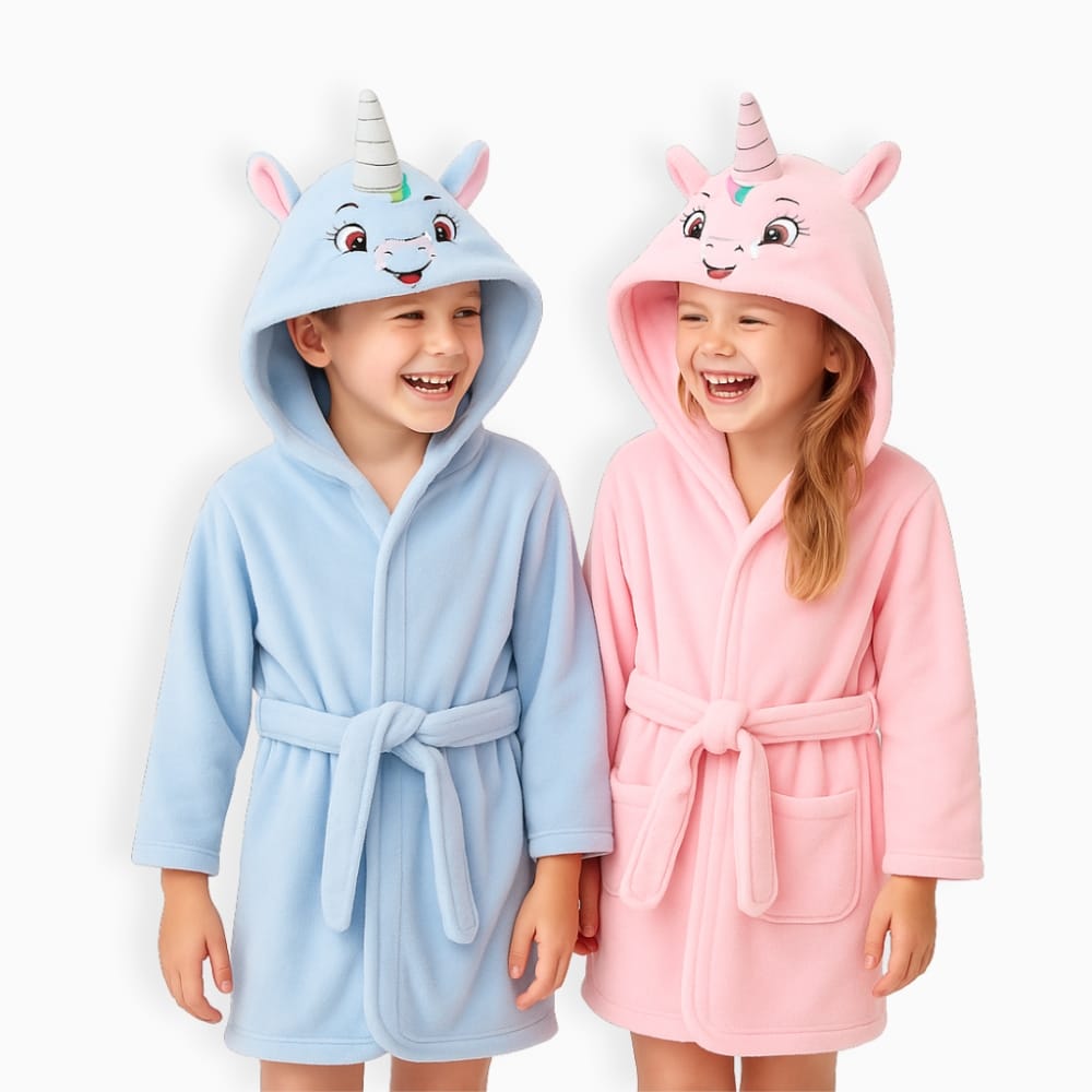 Le Prestige du Peignoir Peignoir Polaire Enfant Licorne