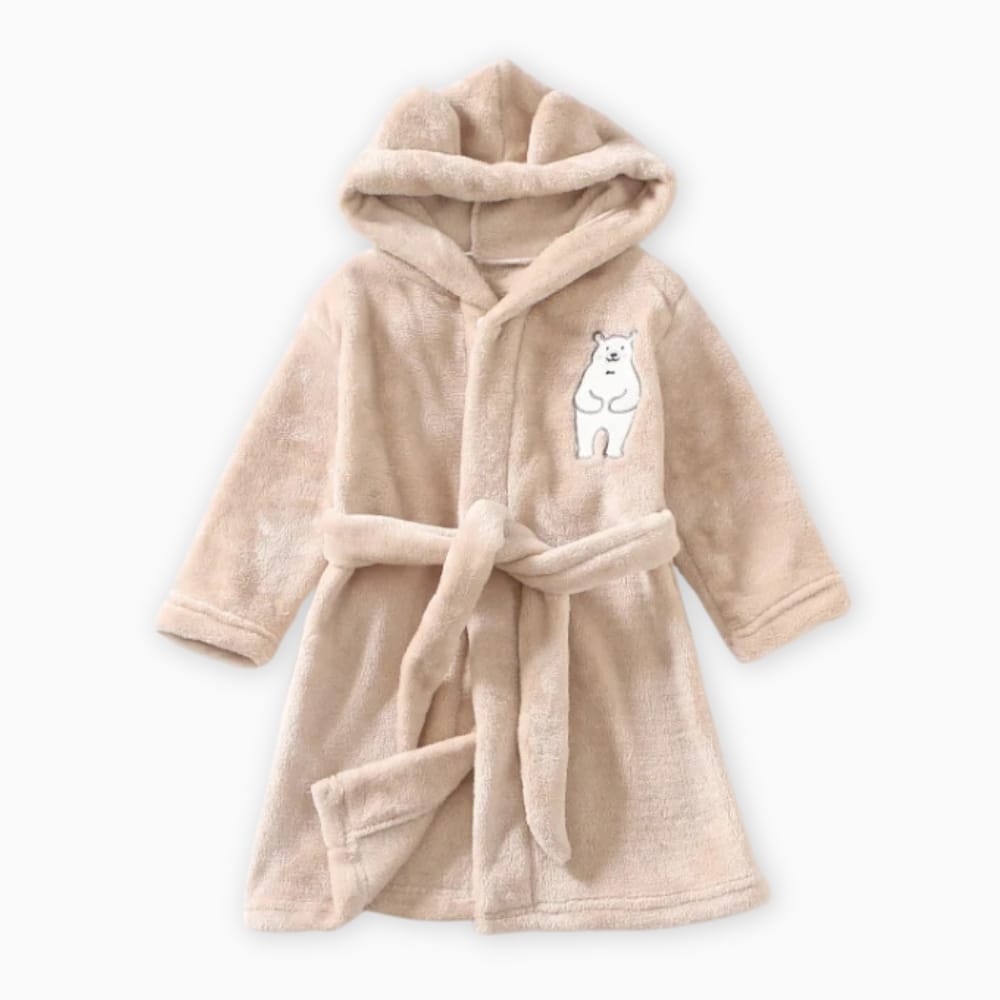 Le Prestige du Peignoir Peignoir Polaire Enfant Ours Polaire