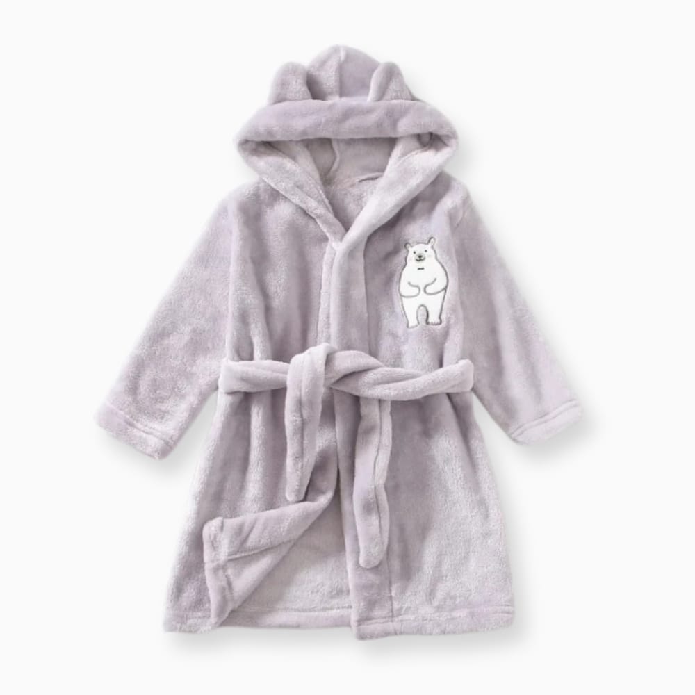 Le Prestige du Peignoir Peignoir Polaire Enfant Ours Polaire