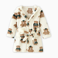 Le Prestige du Peignoir Peignoir Polaire Enfant Oursons