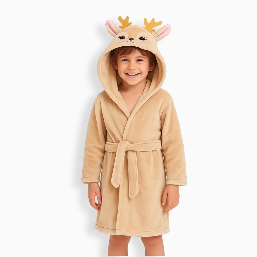Le Prestige du Peignoir Peignoir Polaire Enfant Renne