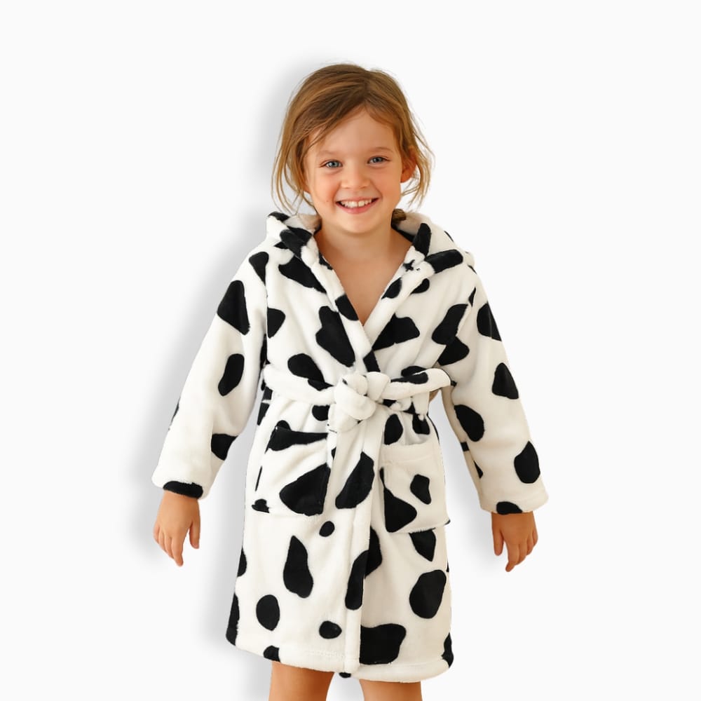 Le Prestige du Peignoir Peignoir Polaire Enfant Vache