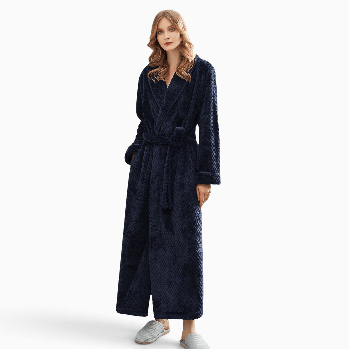 Le Prestige du Peignoir Peignoir Polaire Femme à Poches