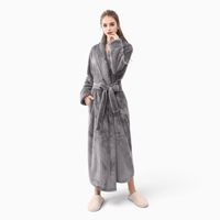 Le Prestige du Peignoir Peignoir Polaire Femme à Poches
