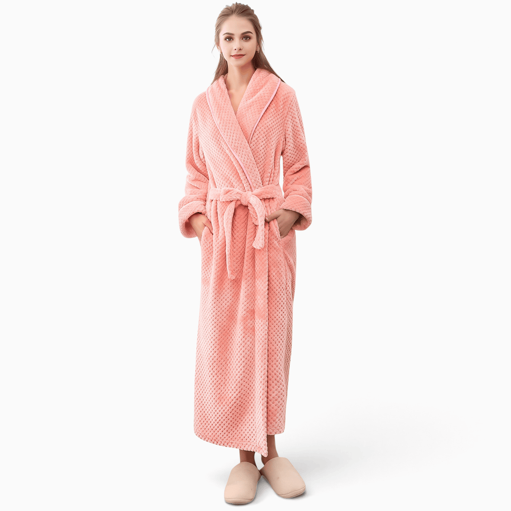 Le Prestige du Peignoir Peignoir Polaire Femme à Poches