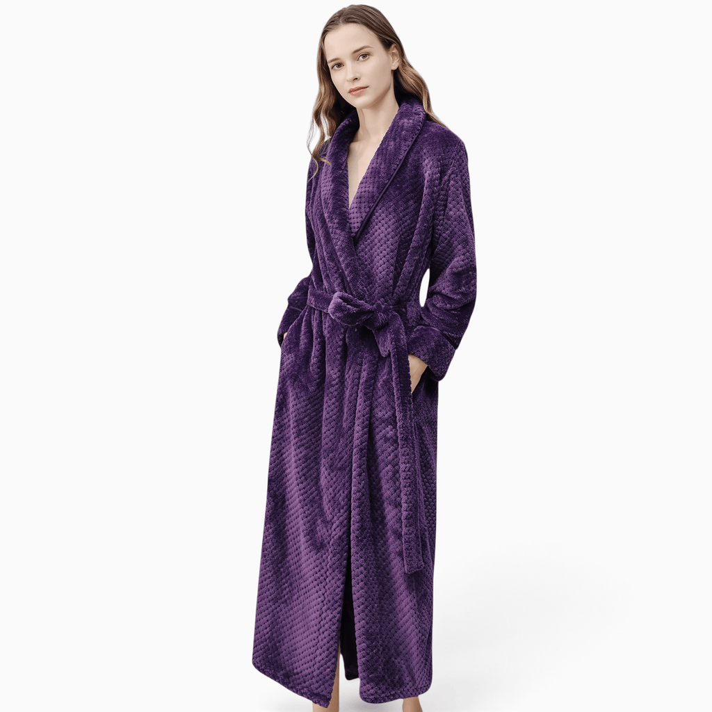 Le Prestige du Peignoir Peignoir Polaire Femme à Poches