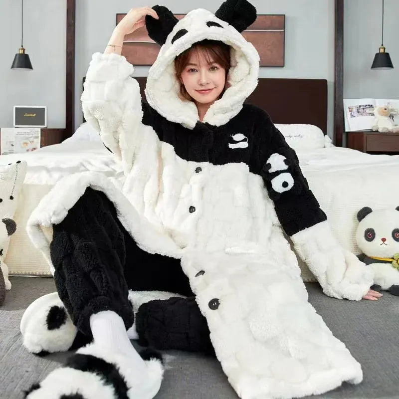 Le Prestige du Peignoir Peignoir Polaire Femme Animaux
