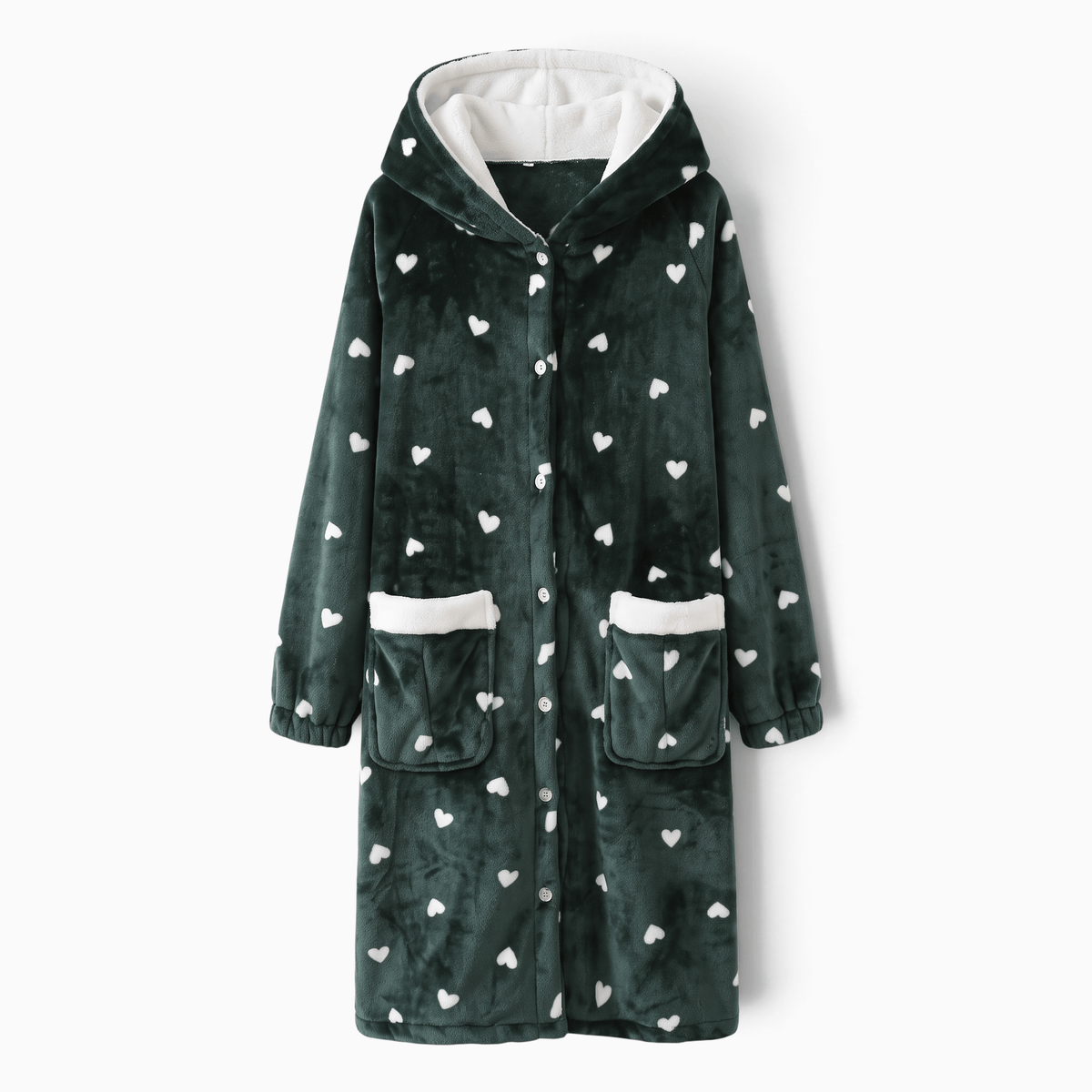 Le Prestige du Peignoir Peignoir Polaire Femme Chaud à Capuche