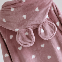 Le Prestige du Peignoir Peignoir Polaire Femme Chaud à Capuche