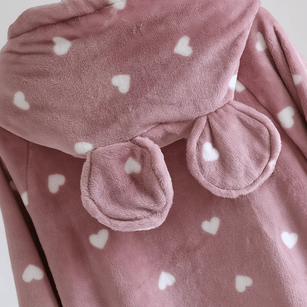 Le Prestige du Peignoir Peignoir Polaire Femme Chaud à Capuche