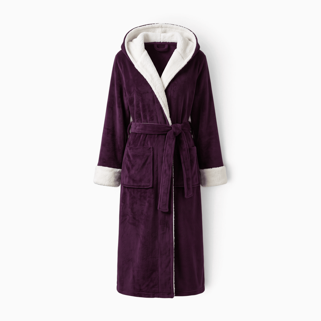 Le Prestige du Peignoir Peignoir Polaire Femme Chaud avec Capuche