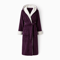 Le Prestige du Peignoir Peignoir Polaire Femme Chaud avec Capuche