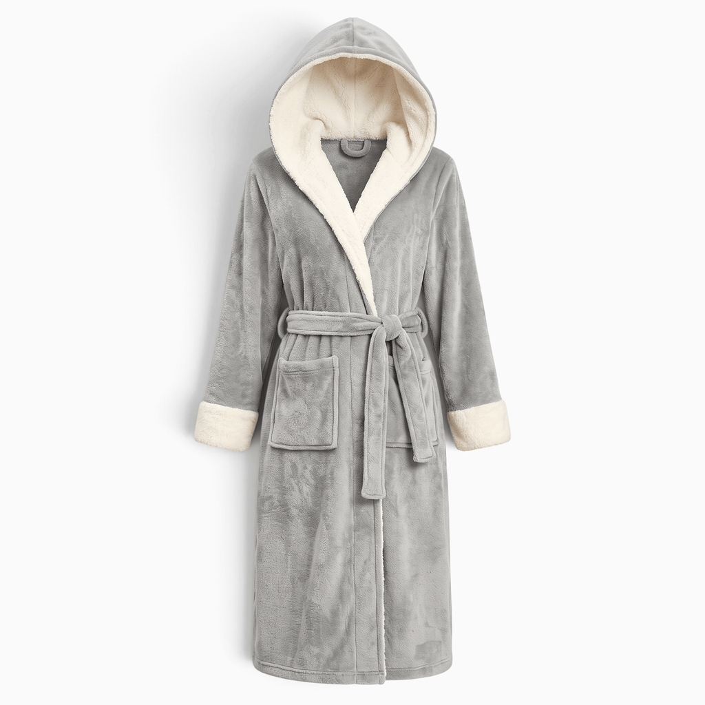 Le Prestige du Peignoir Peignoir Polaire Femme Chaud avec Capuche