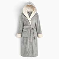 Le Prestige du Peignoir Peignoir Polaire Femme Chaud avec Capuche