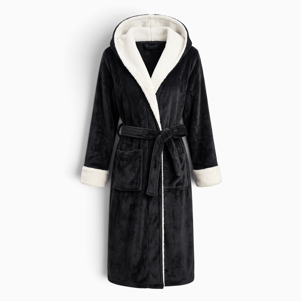 Le Prestige du Peignoir Peignoir Polaire Femme Chaud avec Capuche