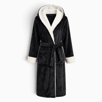 Le Prestige du Peignoir Peignoir Polaire Femme Chaud avec Capuche