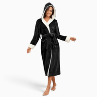 Le Prestige du Peignoir Peignoir Polaire Femme Chaud avec Capuche