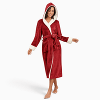 Le Prestige du Peignoir Peignoir Polaire Femme Chaud avec Capuche