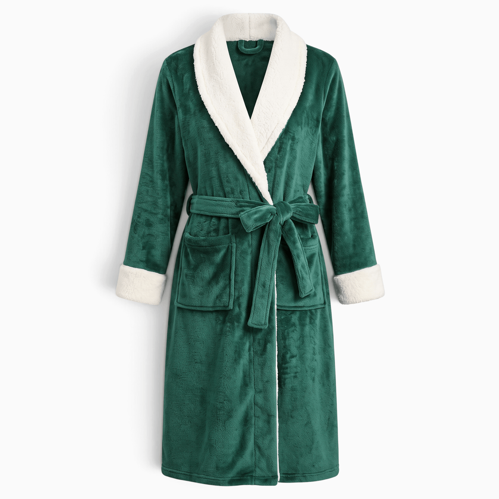Le Prestige du Peignoir Peignoir Polaire Femme Chaud avec Poches