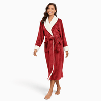 Le Prestige du Peignoir Peignoir Polaire Femme Chaud avec Poches