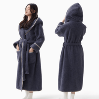 Le Prestige du Peignoir Peignoir Polaire Femme Chaud Doux