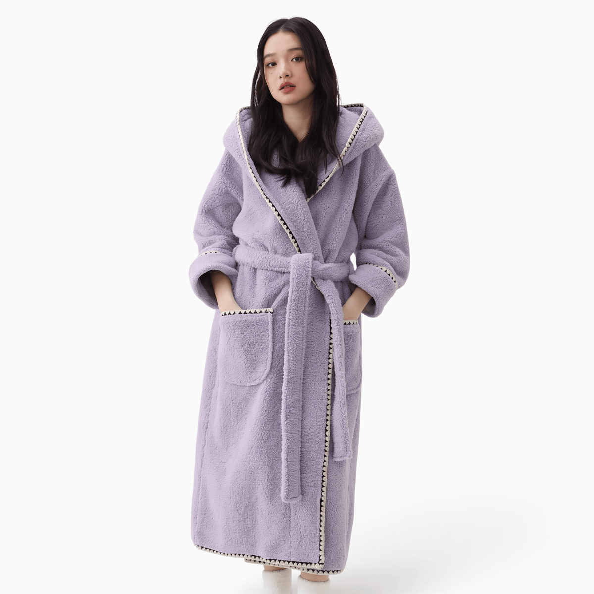 Le Prestige du Peignoir Peignoir Polaire Femme Chaud Doux
