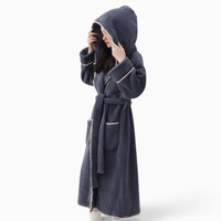 Le Prestige du Peignoir Peignoir Polaire Femme Chaud Doux