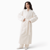 Le Prestige du Peignoir Peignoir Polaire Femme Chaud Épais