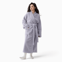 Le Prestige du Peignoir Peignoir Polaire Femme Chaud Épais