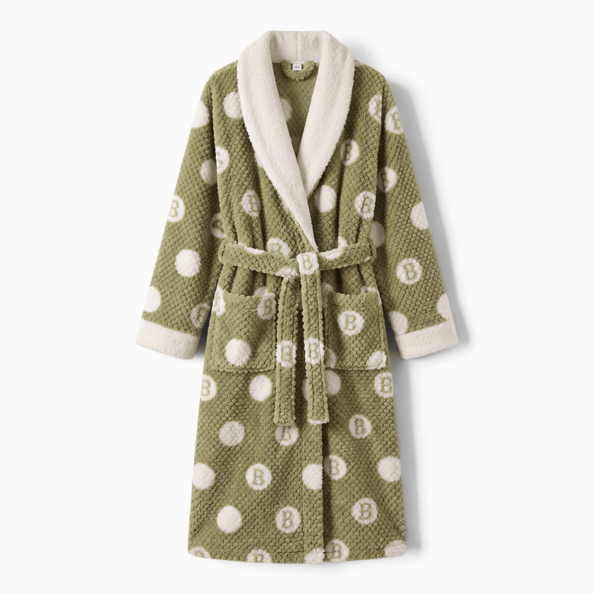 Le Prestige du Peignoir Peignoir Polaire Femme Chaud et Doux à Motifs