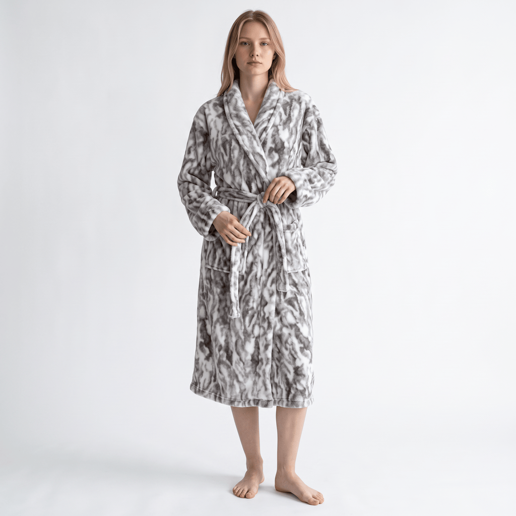 Le Prestige du Peignoir Peignoir Polaire Femme Cocooning Hiver