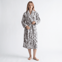 Le Prestige du Peignoir Peignoir Polaire Femme Cocooning Hiver