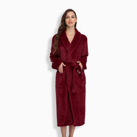 Le Prestige du Peignoir Peignoir Polaire Femme Cocooning Long