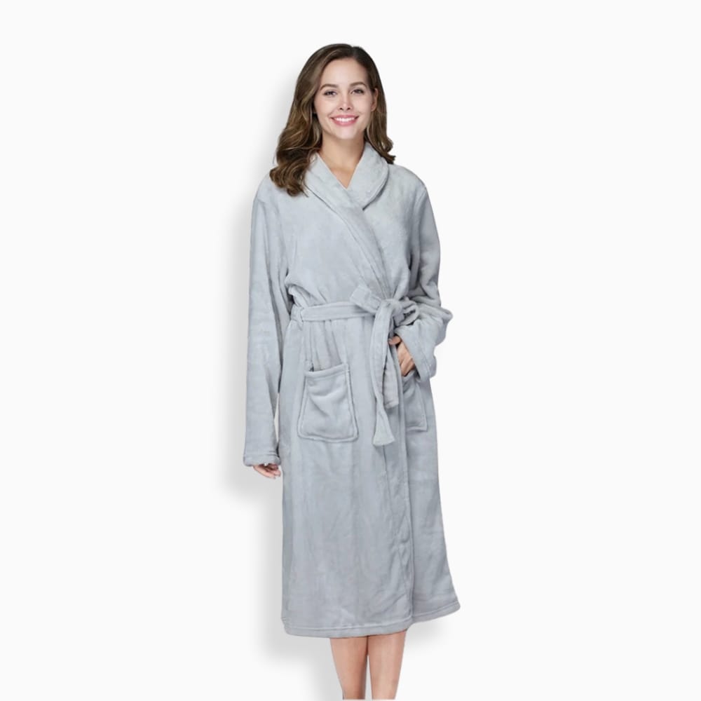 Le Prestige du Peignoir Peignoir Polaire Femme Cocooning Long