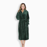 Le Prestige du Peignoir Peignoir Polaire Femme Cocooning Long