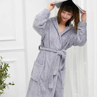 Le Prestige du Peignoir Peignoir Polaire Femme Doux à Capuche