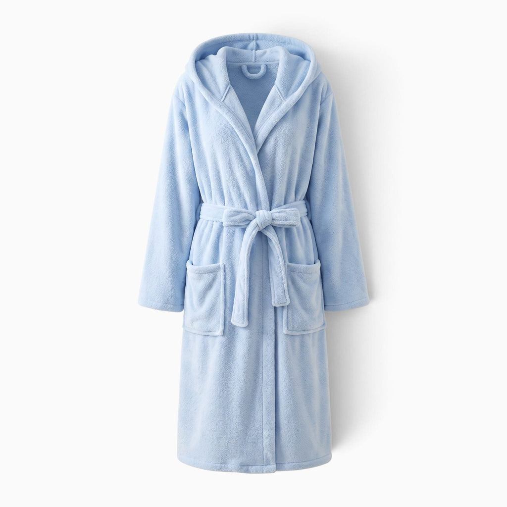 Le Prestige du Peignoir Peignoir Polaire Femme Doux à Capuche