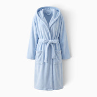 Le Prestige du Peignoir Peignoir Polaire Femme Doux à Capuche