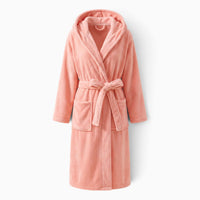 Le Prestige du Peignoir Peignoir Polaire Femme Doux à Capuche