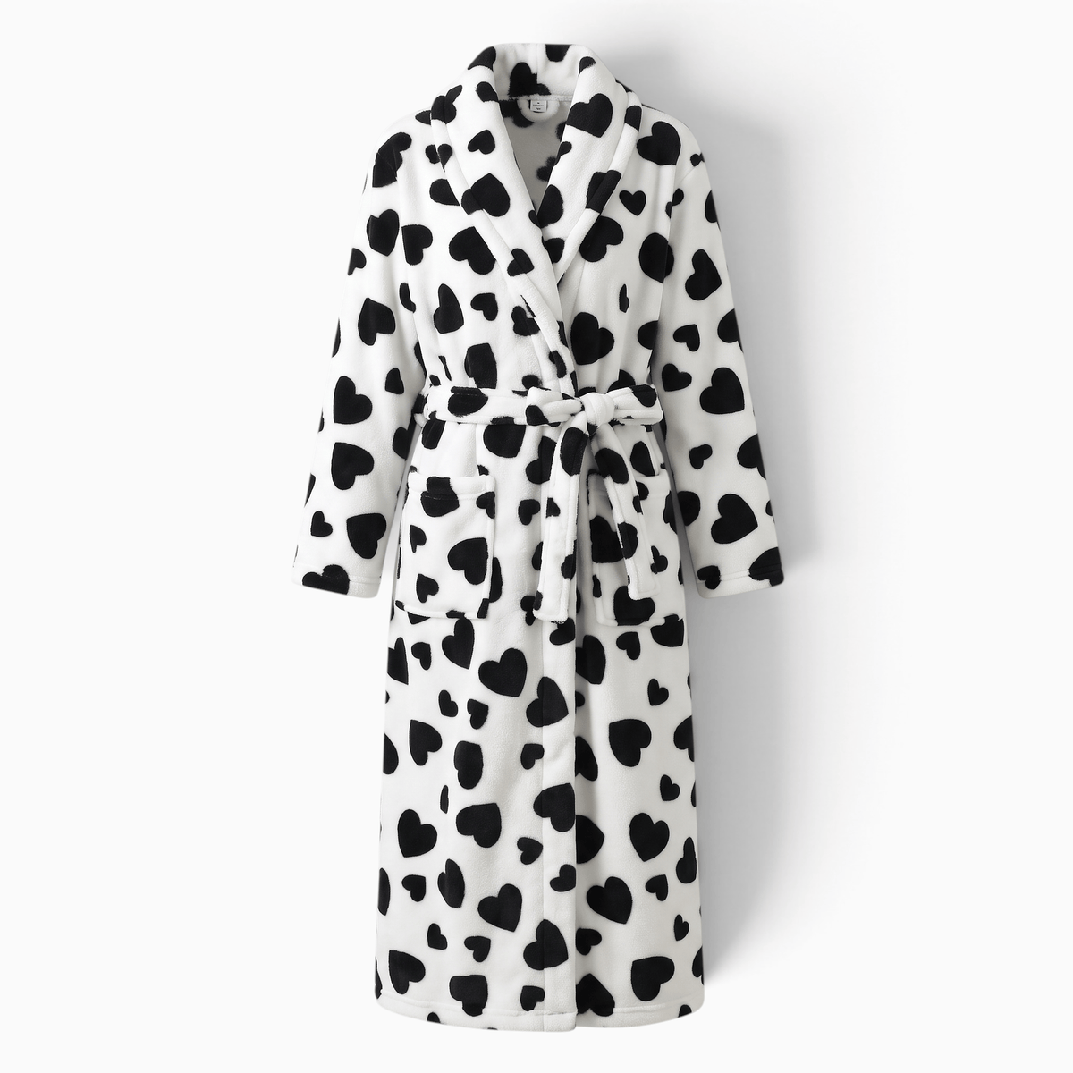 Le Prestige du Peignoir Peignoir Polaire Femme Doux Cœur