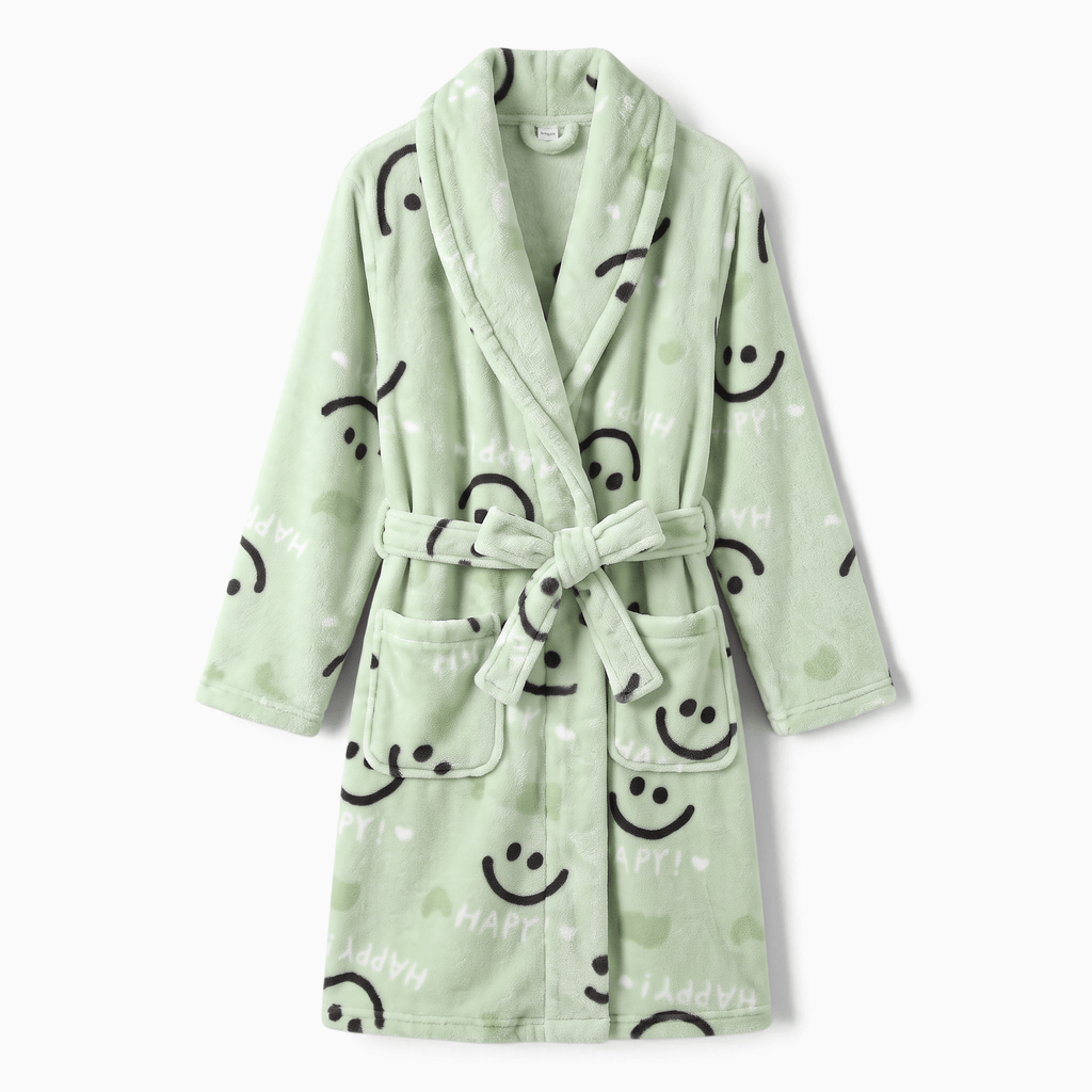 Le Prestige du Peignoir Peignoir Polaire Femme Happy