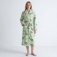Le Prestige du Peignoir Peignoir Polaire Femme Happy