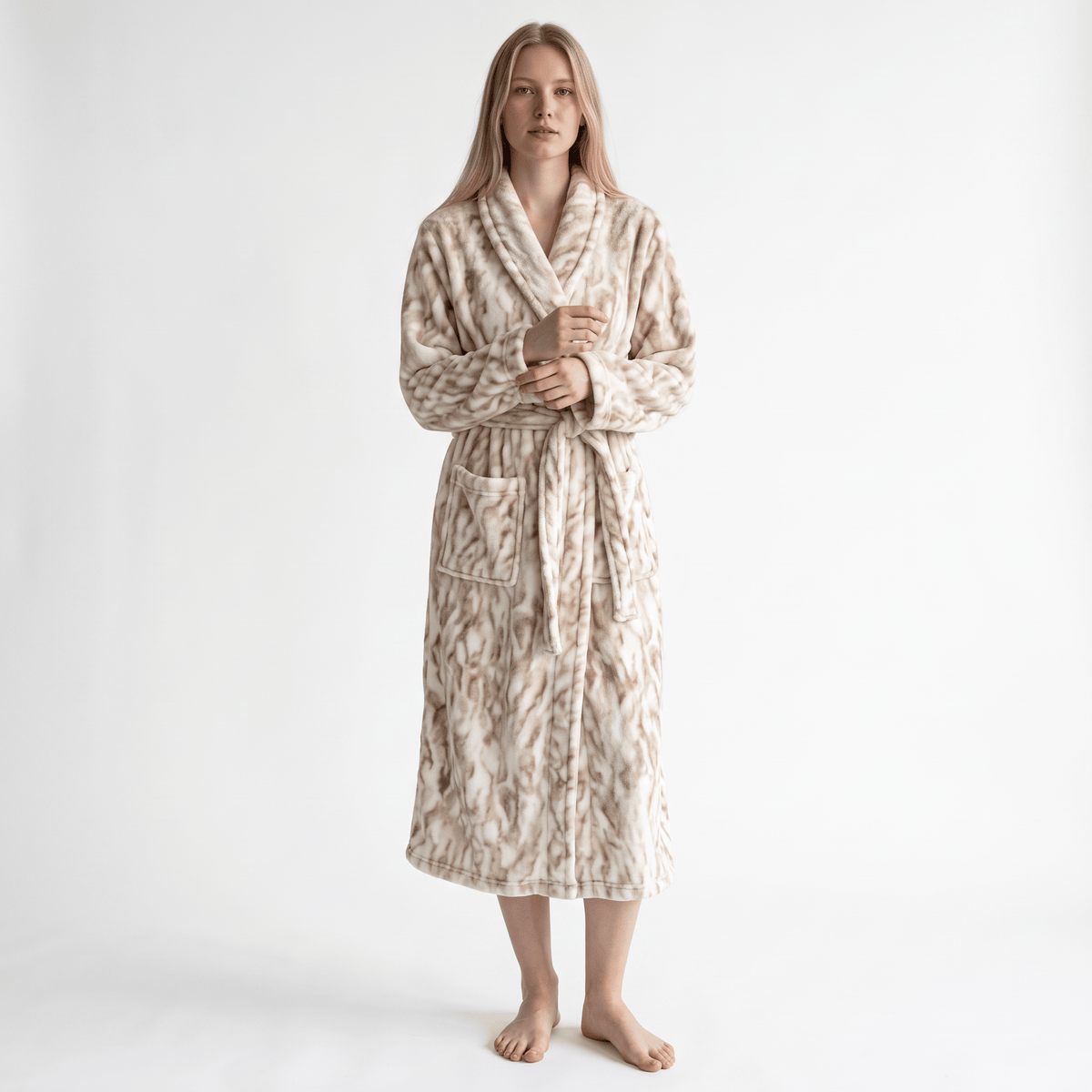Le Prestige du Peignoir Peignoir Polaire Femme Léger et Chaud