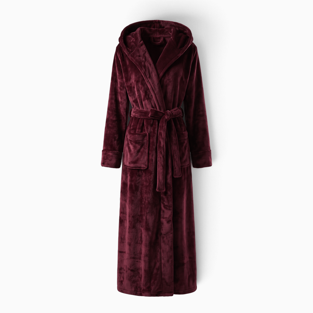 Le Prestige du Peignoir Peignoir Polaire Femme Long avec Capuche